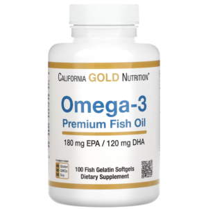 California Gold Nutrition Oméga-3 Huile de poisson premium