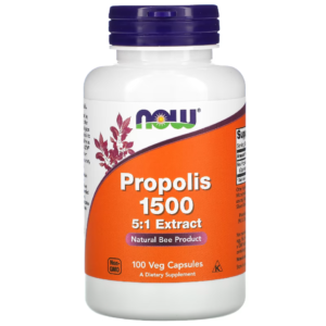NOW Foods, Propolis 1500, 100 capsules végétariennes