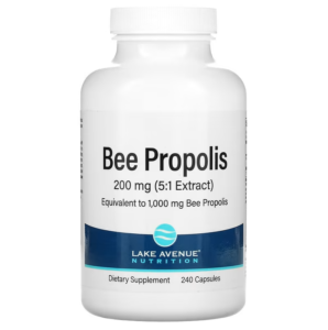Propolis d'abeille Extrait à 5:1 Équivalant à 1000 mg 240 capsules