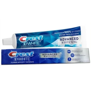 Crest – 3D White Advanced Whitening Dentifrice Blanchissant 147g
