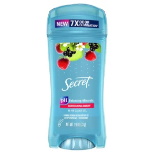 Secret - Déodorant gel transparent Baies 48 heures - 73 g