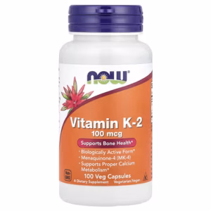 NOW Foods, Vitamine K-2, 100 mcg, 100 gélules