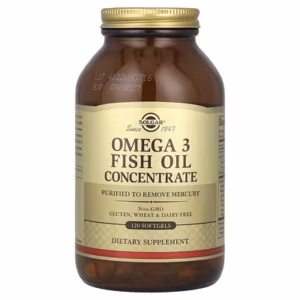 Concentré d'huile de poisson riche en oméga-3, 120 capsules à enveloppe molle