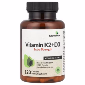 Vitamine K2 + D3, Extrapuissante 10000ui , 120 capsules