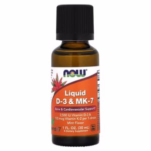 now foodsVitamines D3 et MK-7 liquides, 30 ml