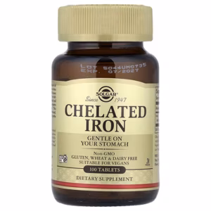 Fer chélaté, 100 comprimés (25 mg par comprimé)