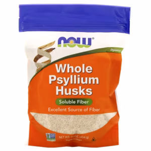 NOW Foods, whole psyllium husks, 454 g