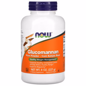 NOW Foods, Glucomannane, Poudre pure, 227 g