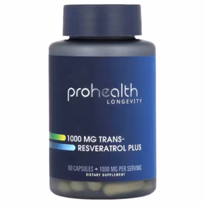 ProHealth Longevity, Trans-resvératrol Plus, 60 capsules