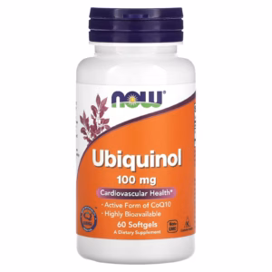 NOW Foods, Ubiquinol, 100 mg, 60 capsules à enveloppe molle