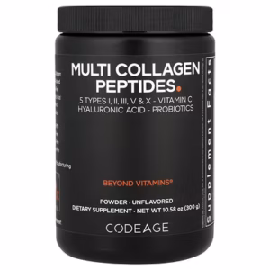 Codeage, Poudre de peptides de multi-collagène, Non aromatisée, 300 g