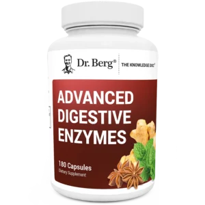 Advanced Digestive Enzymes with Apple Cider Vinegar and Pancreatin – 180 Capsules