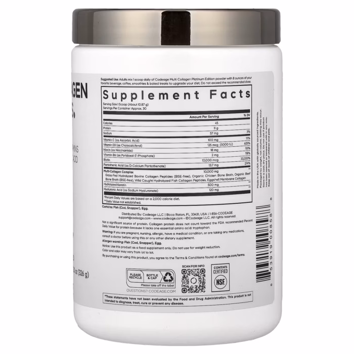 Codeage, Peptide2