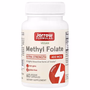 Jarrow Formulas, Méthylfolate végan, 400 µg, 60 capsules végétales