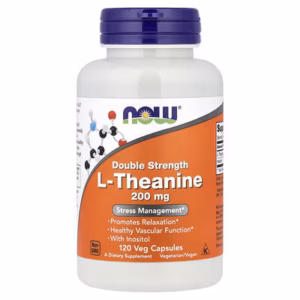 NOW Foods, L-théanine, 120 capsules végétales