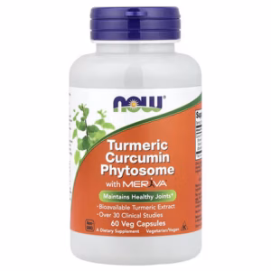 NOW Foods, Phytosome de curcumine de curcuma avec Meriva®, 60 capsules végétales (500 mg pièce)