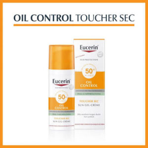 Gel-Crème Solaire Eucerin Sun Oil Control SPF 50+ 50ml – Protection Très Haute Anti-Brillance