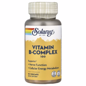 Solaray, Complexe de vitamines B 100, 50 capsules végétales
