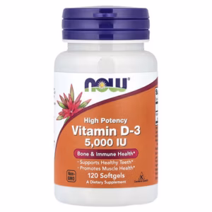 NOW Foods, Vitamine D-3, 5 000 UI, 240 caps