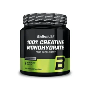 100% Creatine Monohydrate 300g (non-aromatisé) de BioTechUSA