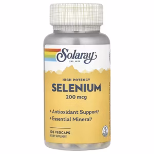 Solaray, Sélénium haute efficacité, 200 µg, 90 capsules végétales